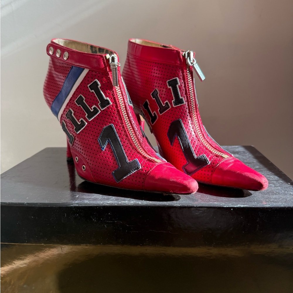 Dolce and Gabanna Women’s Ankle Boots Stiletto Vintage 2002 WITH BOX